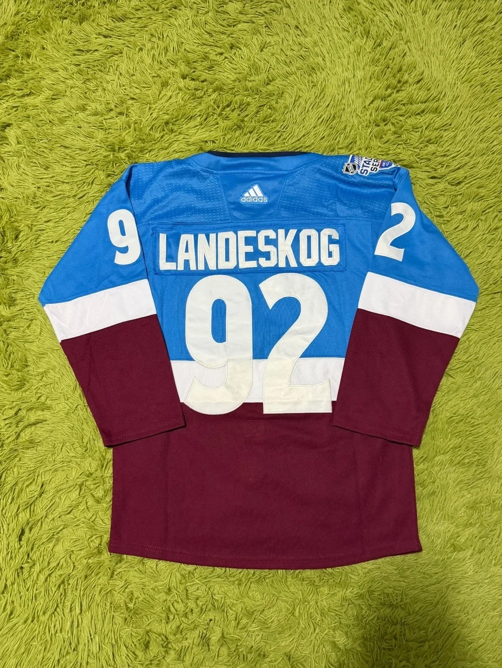 Adidas Colorado Avalanche 2020 NHL Stadium Series Landeskog #92 Jersey Size 52